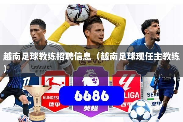 越南足球教练招聘信息(越南足球现任主教练)